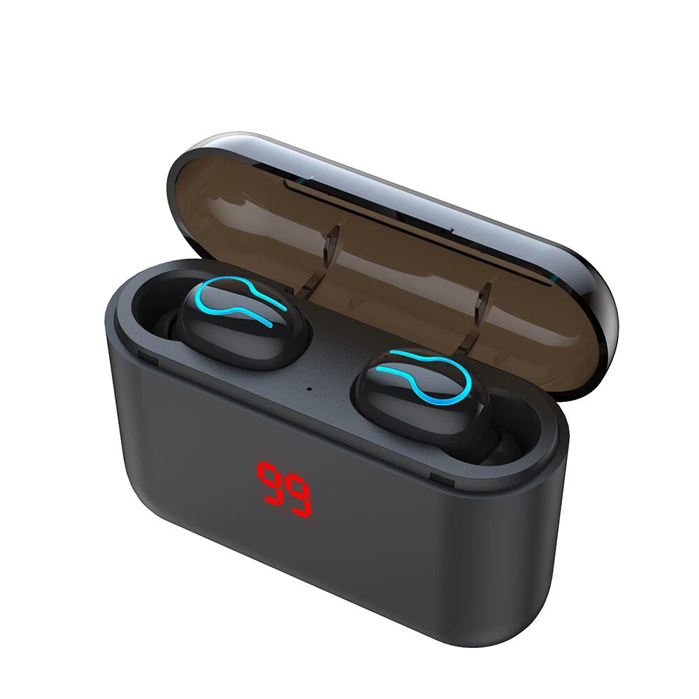 Высокое качество настоящий стерео звук Q32 BT 5 0 TWS 1500 мАч Power Bank водонепроницаемые