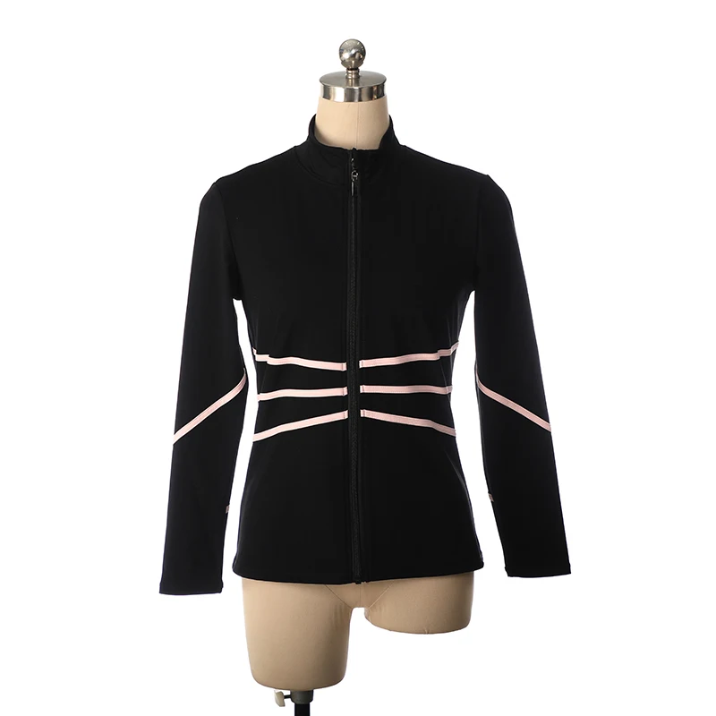 Куртка на молнии для фигурного катания женские топы тренировок соревнований