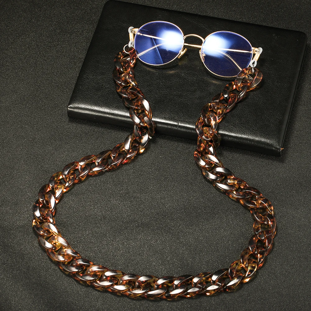 

Lemegeton Leopard Print Glasses Chain Eyeglass Lanyard Eyewears Cord Holder Neck Glasses Accessories Sunglasses Strap