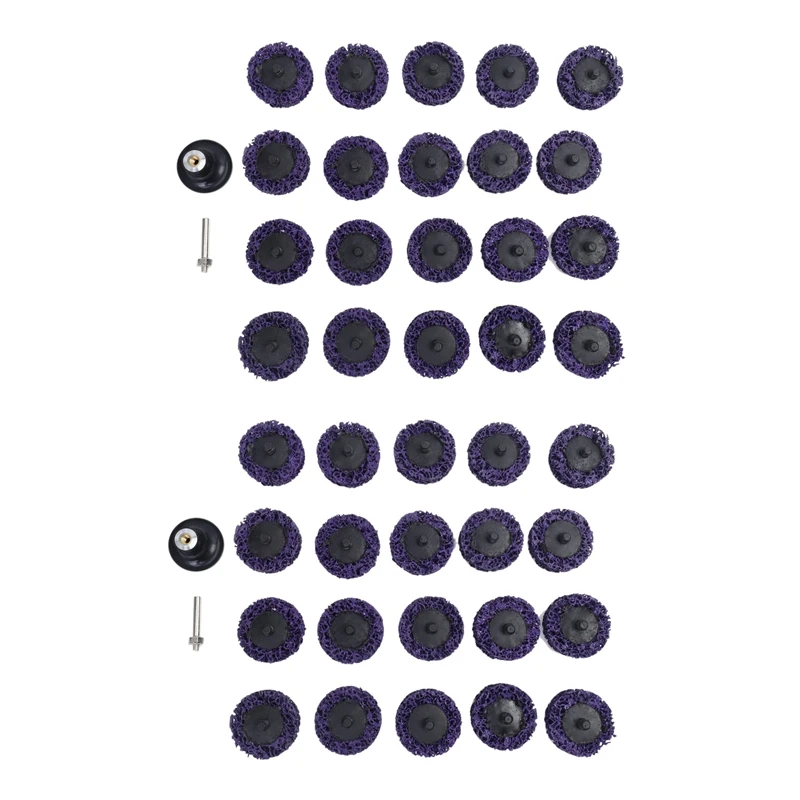 

Лидер продаж, Быстросменные диски для легкой полоски диаметром 2 дюйма + 2 упаковки, держатель диаметром 1/4 дюйма для удаления ржавчины, краск...