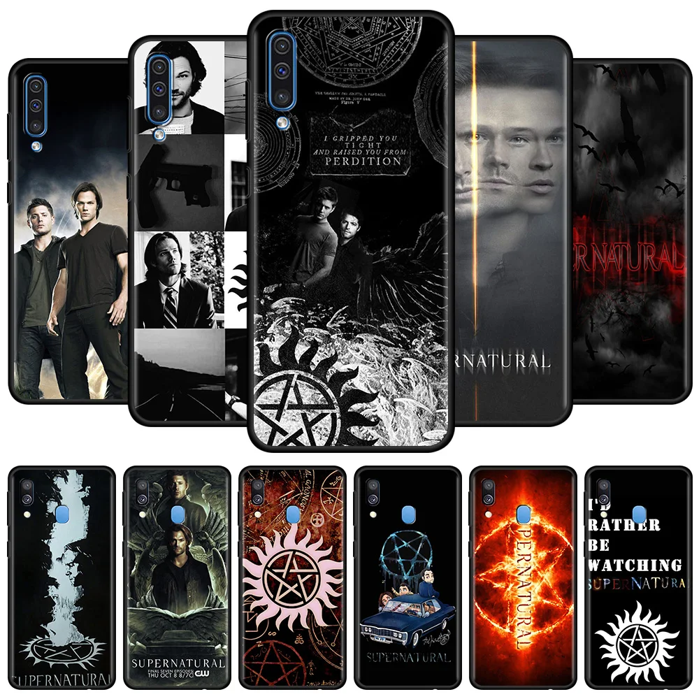 

Case For Samsung Galaxy A50 A10 A70 A30 A40 F62 A20e A20 F22 A10e F12 F41 F52 A9 A7 2018 Silicone Phone Cover Supernatural Funda