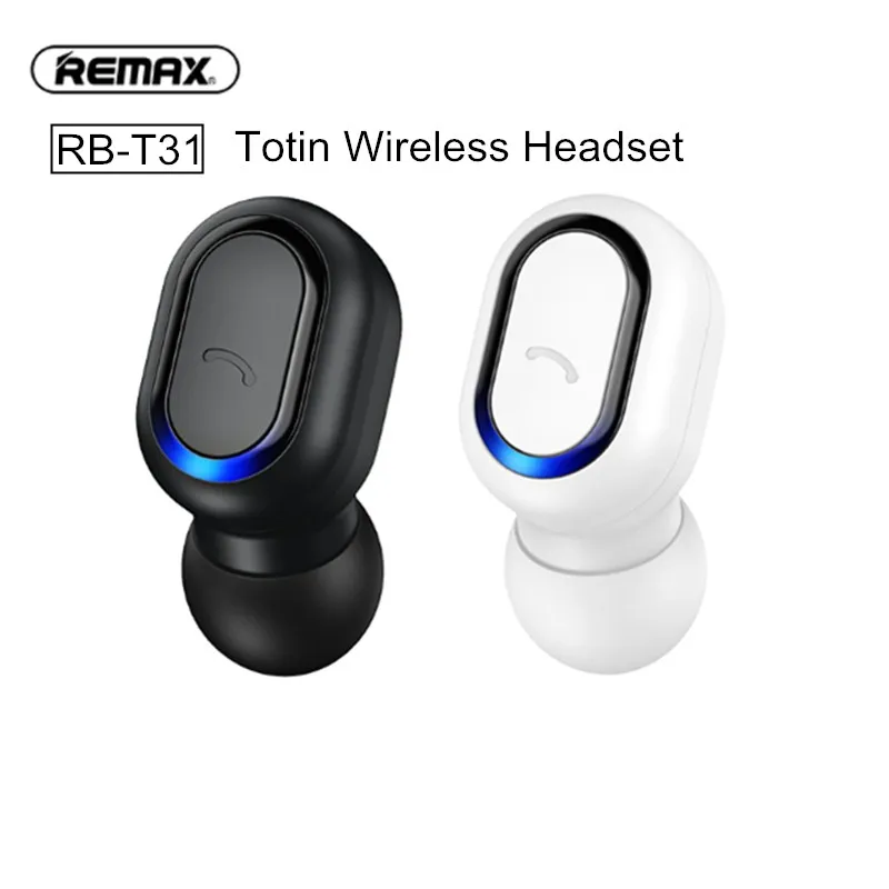 REMAX T31 беспроводные Bluetooth наушники с одним ухом шумоподавление длинным сроком