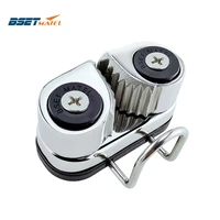 316 stainless steel 2 row matic ball bearing cam cleat leading ring pilates equipment boat fast entry rope wire fairlead sailing