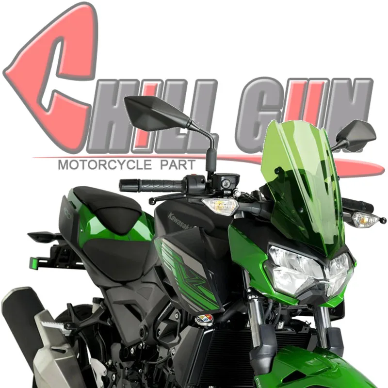 Для Кавасаки Z250 Z400 Z-250 Z-400 Z 250 Z 400 с двойными пузырьками, спортивный дефлектор ветрового стекла, козырек