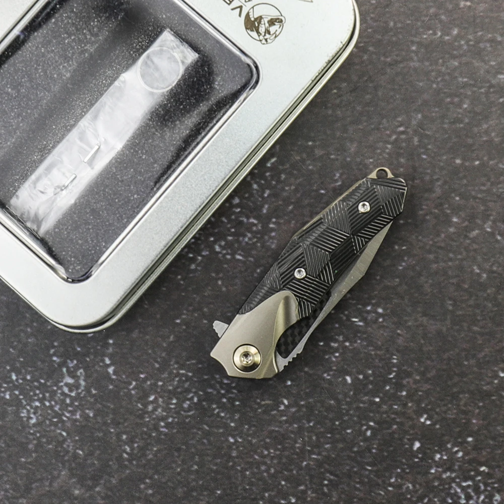 Мини-нож Кевин Джон Веном для атакеров карманный складной нож лезвие M390