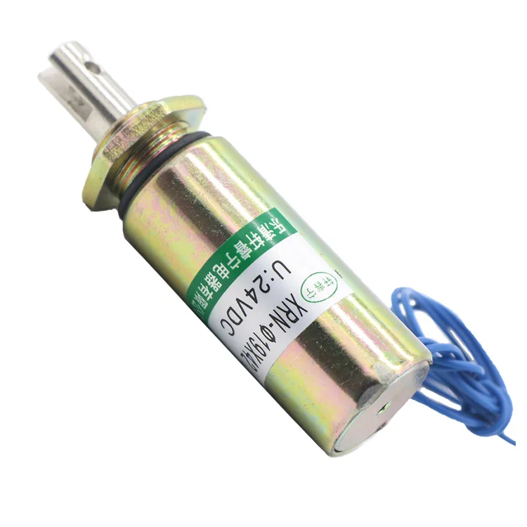 

Miniature pull DC tube electromagnet XRN 19x42L suction 80g stroke 10