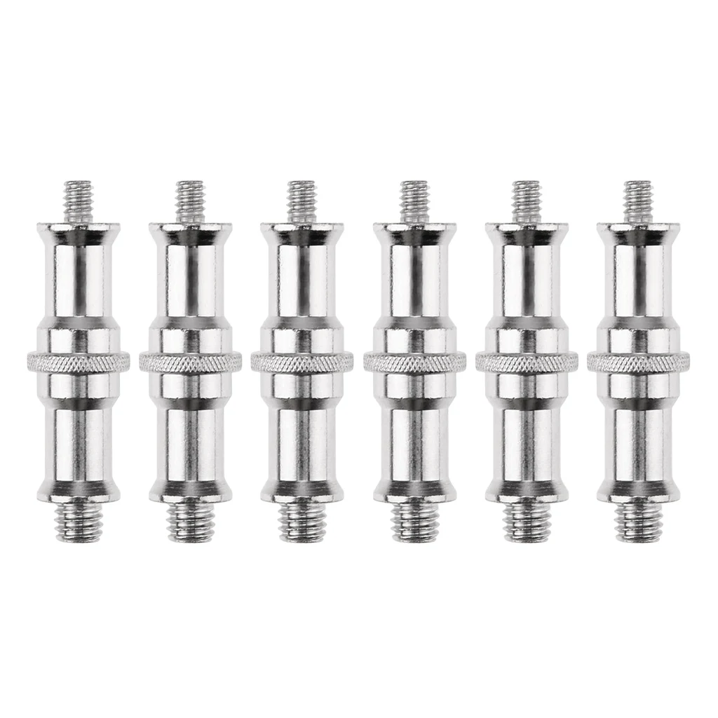 6 шт. двухконцевая шпилька 1/4 "и 3/8" адаптер штопор Мужской Винт для