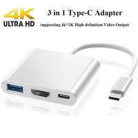 usb c to hdmi adapter 3 in1 type c hub with 4k hdmi output usb 3 0 port usb c charging port usb c digital multiport adapter