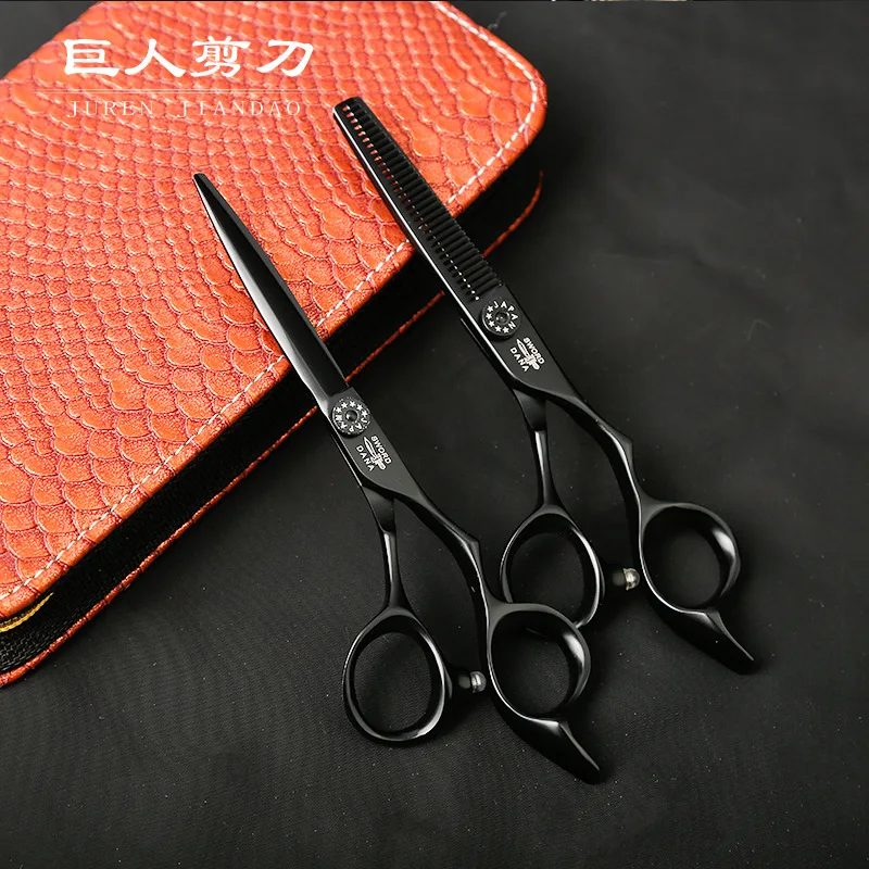 &quot6 дюймов Высокое качество Jp440c ножницы для волос изогнутые разбавители Ножницы
