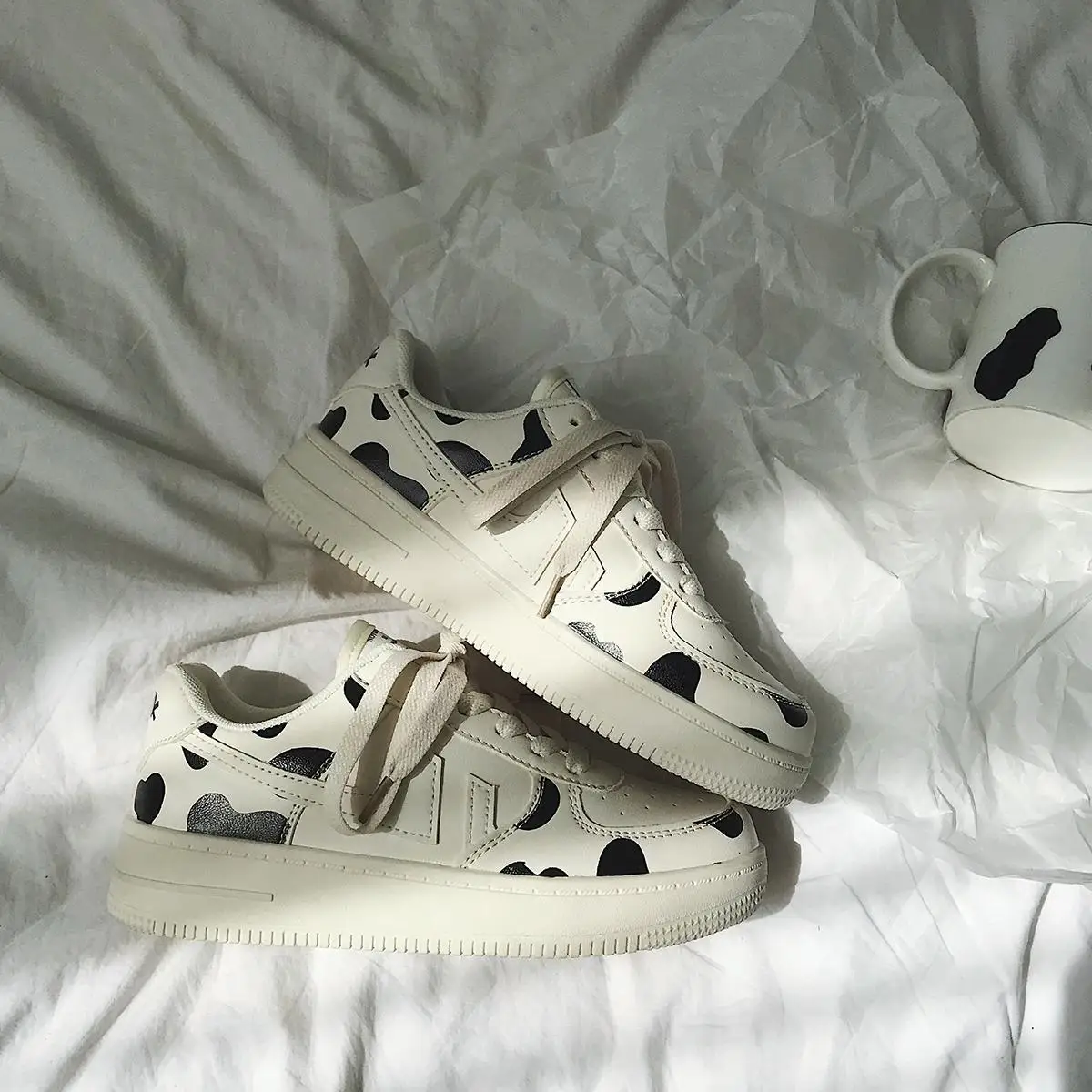 

Women's Sneakers Kawaii Shoes Sports Harajuku Fashion Flats 2021 Casual Running Spring White Athletic Platform Dropshipping