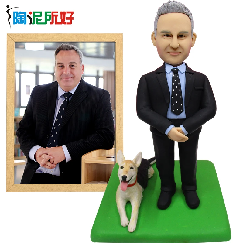 Украшение дома на заказ Полимерная глина скульптура миниатюрная мини Статуэтка