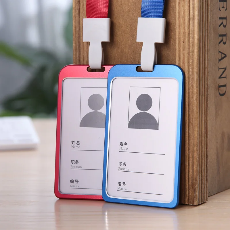 

Шнурок из алюминиевого сплава держатель для карт, для работы с бейджем держатель для карт