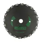 Стальной щеточный резак для травы, для 20-зубчатой цепной пилы, сверхмощное лезвие для травы, максимальная скорость обмин и толщина 2 мм