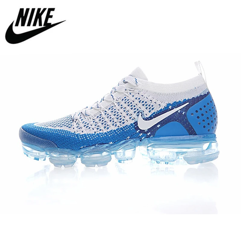 

Lace Up Vapormax Flyknit 2 Running Shoes White Breathable Mesh Sneakers Size 36-45 For Summer