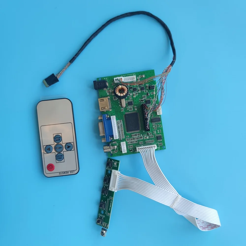 

Kit for 40pin N089L6-L07/L06/L05/L04 1024x600 8.9" Controller Board LVDS WLED VGA+2AV LCD screen display