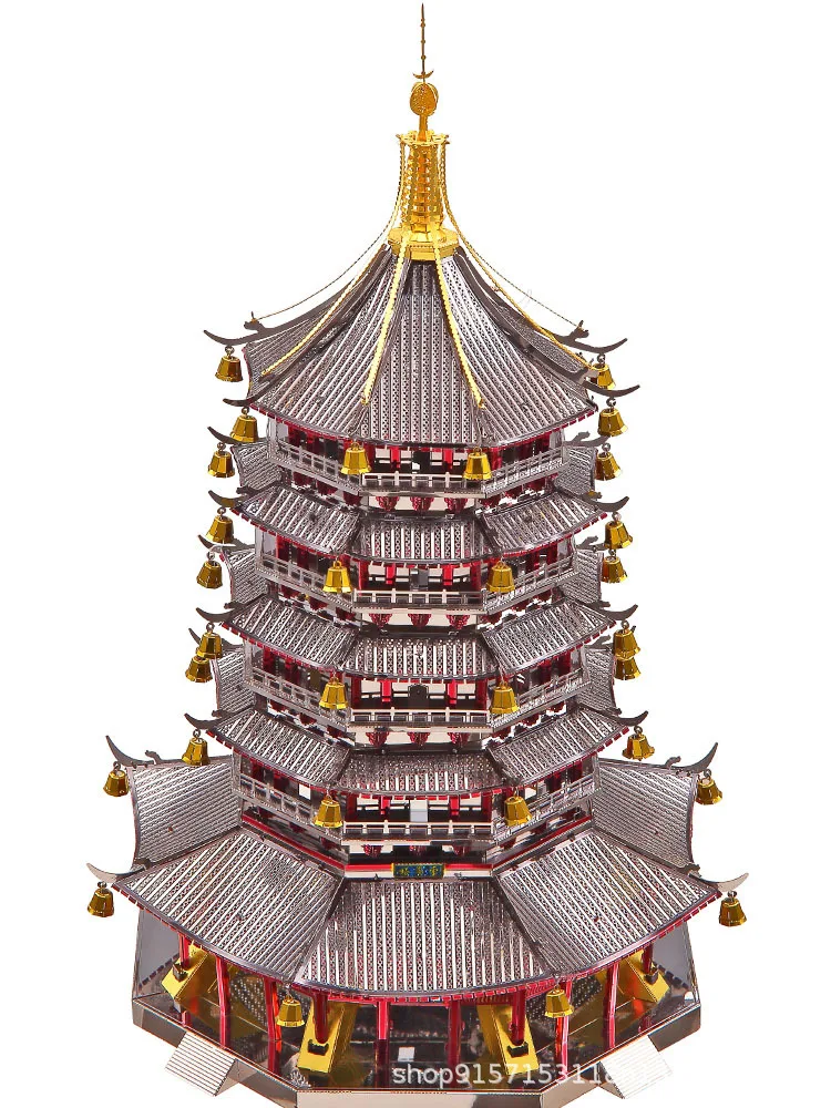 Металлическая сборка 3D стерео блестки Феникс Сделай Сам-металл-модель лазерной