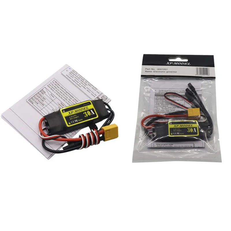 xf30a xf40 30a 40a бесщеточный esc t xt60 разъем дл