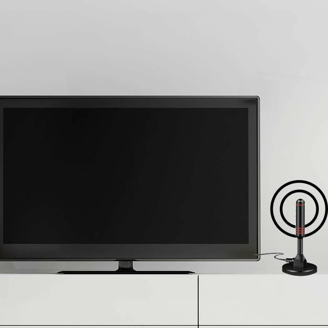 Портативная ТВ антенна для помещений и улицы цифровая HD Freeview TV DVB активная