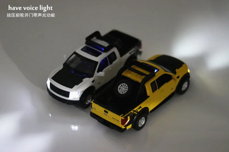 Высокая имитация изысканной модели игрушек Стайлинг автомобиля 1:32 Ford F150 Raptor