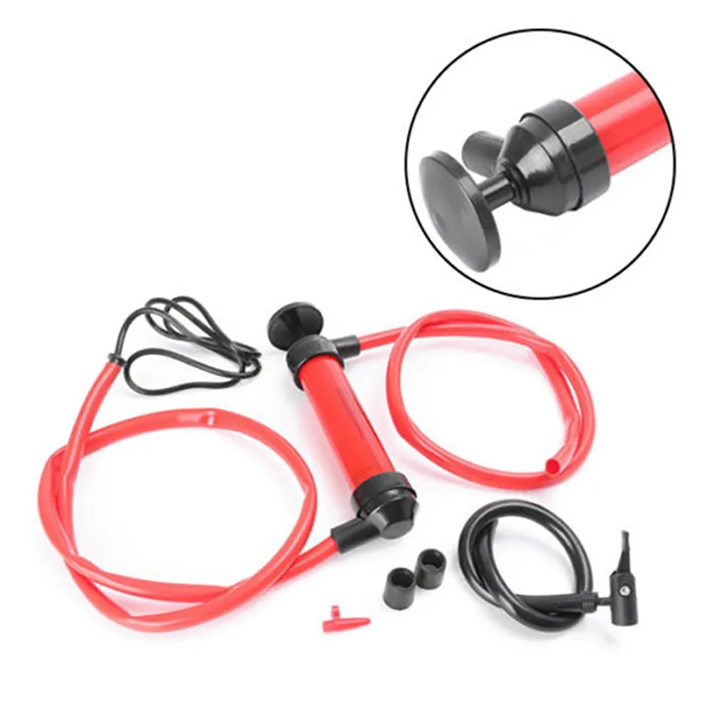 Manual Oil Pump For Pumping Gas Siphon SuckerTransfer Hand Liquid Water Chemical Transfer Car-styling 8mm | Автомобили и