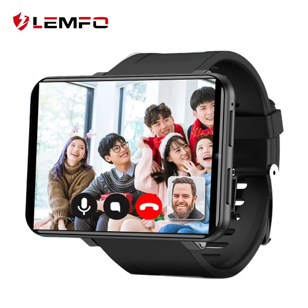 LEMFO LEMT 2 86 дюймов 640*480 HD Большой Экран умные часы на Android 3 Гб оперативной памяти 32
