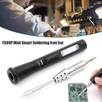 mini ts80p portable electric digital soldering station solder iron tip adjustable temperature pd2 0 qc3 0 power supply welding