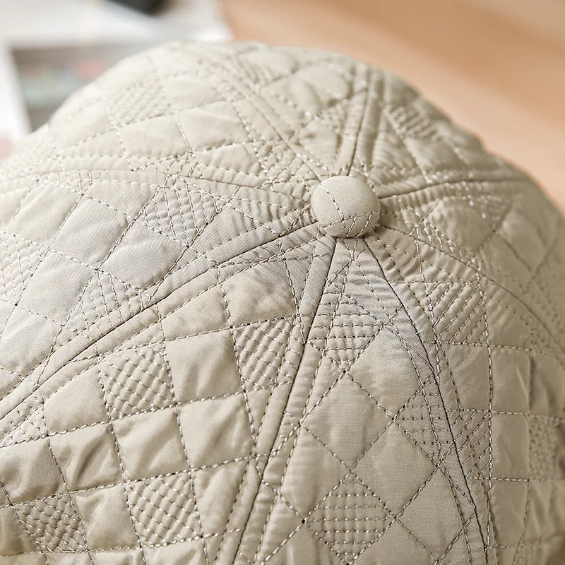 

[PTAH] Autumn Winter Octagonal Flat Cap For Women Winter New Beret Ladies Newsboy Cap Ladies Casual Hat Girls Painter Cap Female