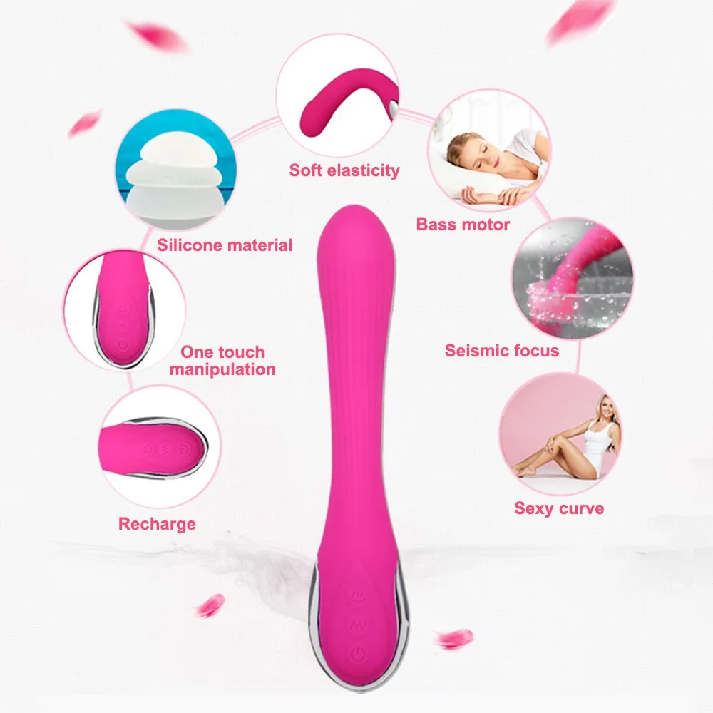 10 режимов вибратор точки G Стимулятор клитора секс игрушка для женщин Женский