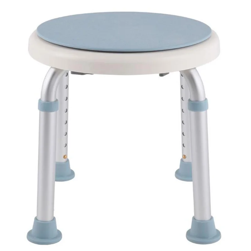 

Bathroom Toilet Shower Stool Fit For Elderly Pregnant Women Round Chair Seat Height Adjustable Non Slip