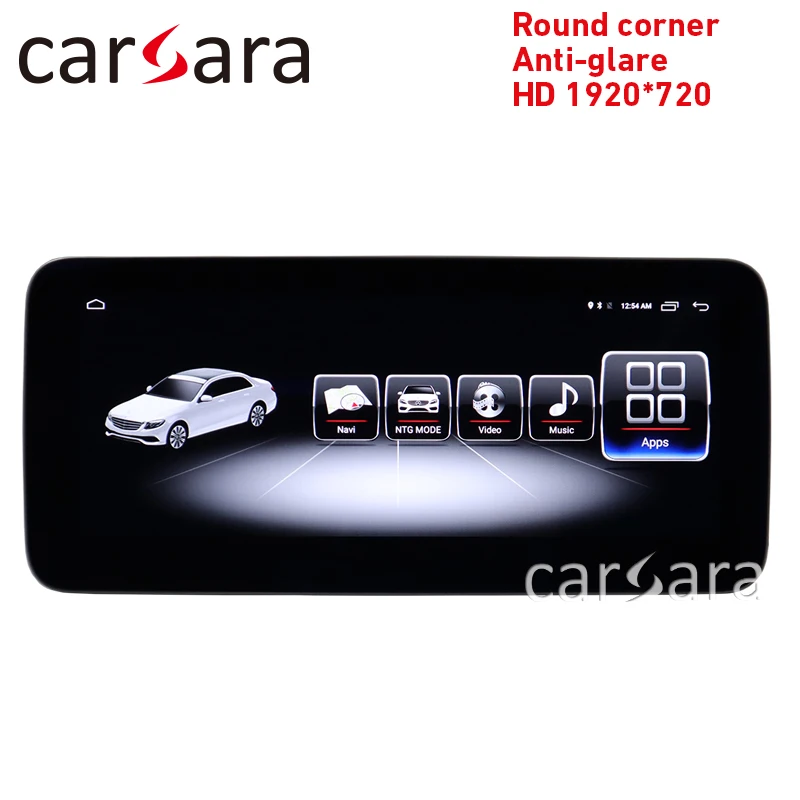 Android Widescreen C class W204 монитор RHD с круглыми углами C180 антибликовый дисплей C300 4G RAM 1920 PAD