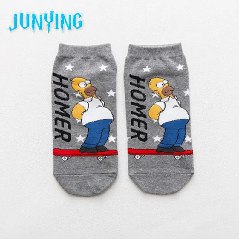 

Summer Harajuku Socks Anime Students Sox Abstract Creative Print Jacquard High Quality Cotton Art Cute 1 Pair/Pack
