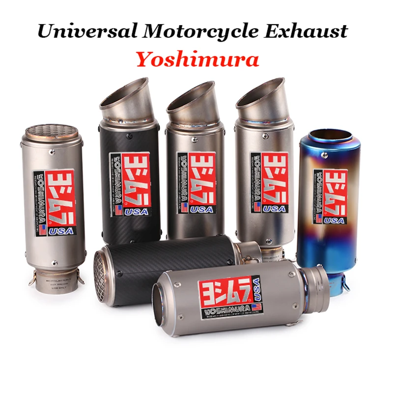 Универсальный мотоциклетный глушитель для выхлопных газов Yoshimura 51 мм