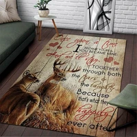deer hunting area rug 3d printed rug floor mat rug non slip mat dining room living room soft bedroom carpet 3