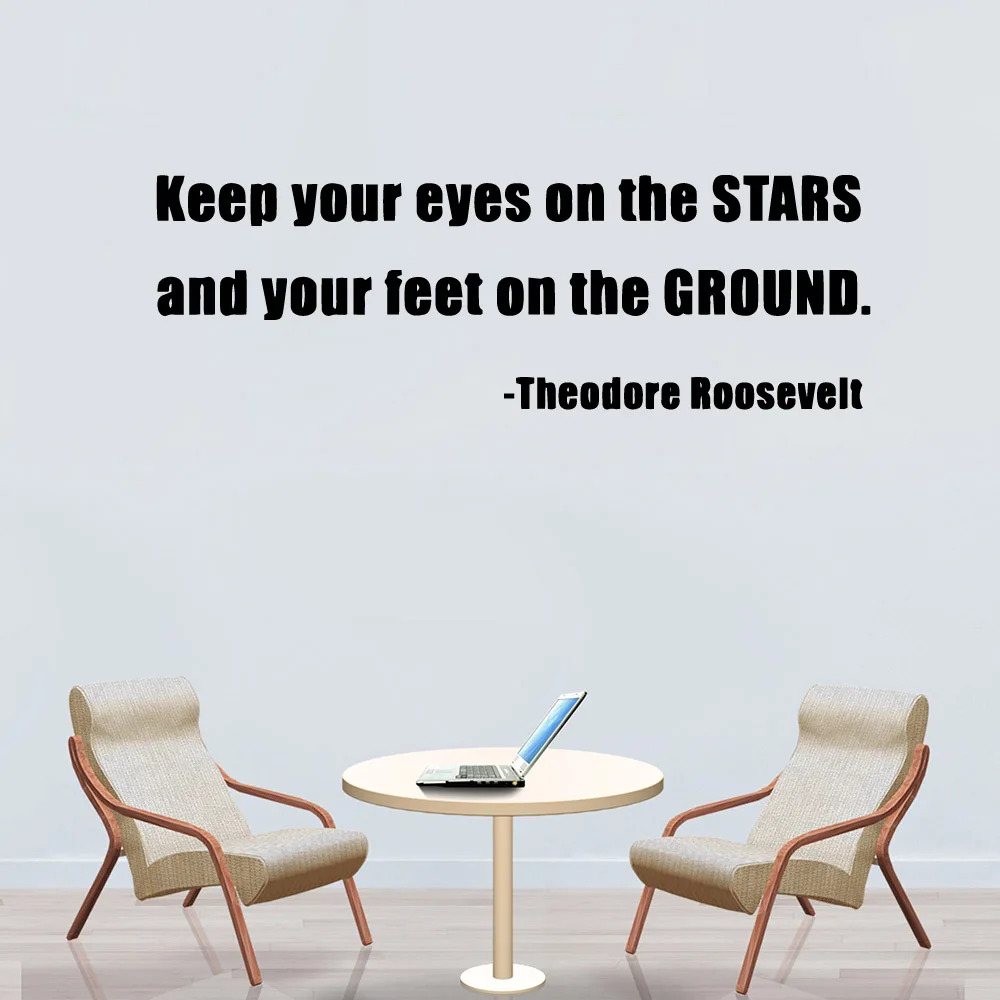 

Creative Theodore roosevelt Sticker Waterproof Vinyl Wallpaper Home Decor For Baby's Rooms Wall Decal Home Decor