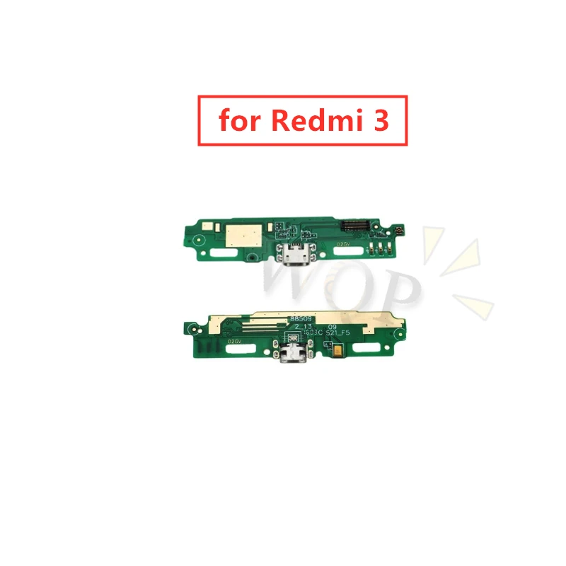 Для Xiaomi Redmi 3 USB зарядное устройство Порт док коннектор pcb плата гибкий кабель для