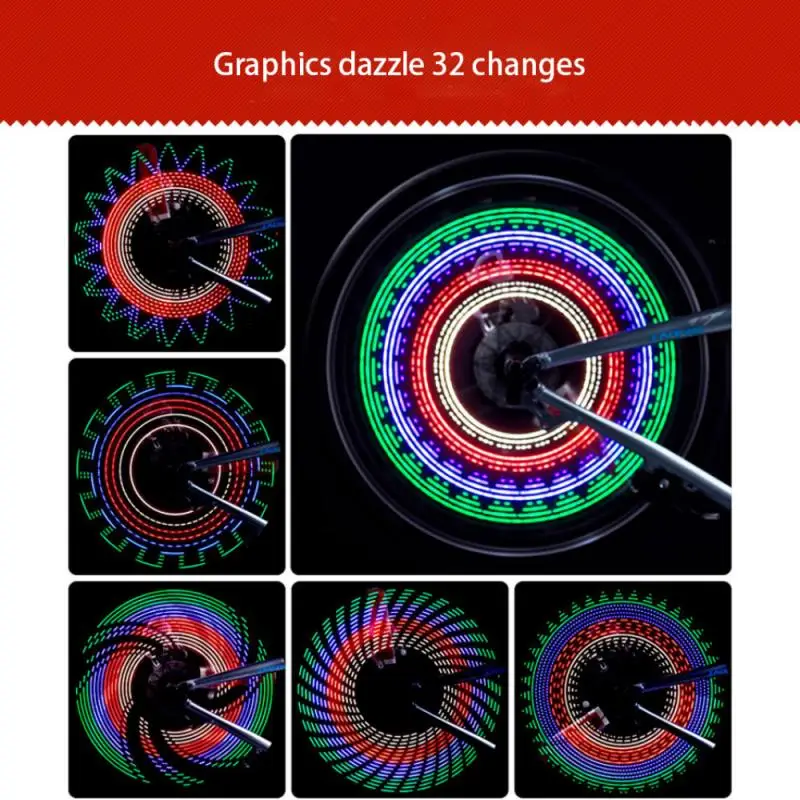 

Неон велосипедных спиц светильник 32 светодиодный велосипедный FlashTail светильник MTB велосипедные шины колеса сопло крышки клапана лампа Вело...