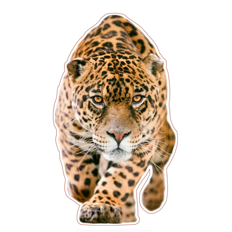 

Car Stickers Walking Leopard Car Stickers Fun Waterproof Stickers Window Trunk Decal Motorcycle Cover Scratch PVC, 11cm * 6.5cm