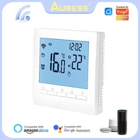 aubess tuya wifi smart thermostat programmable electric floor heating water gas boiler temperature controller for alexa google