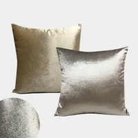 gold silver glitter pillow cover polyester velvet cushion cover for living room sofa 45x45cm pillowcase home decoration