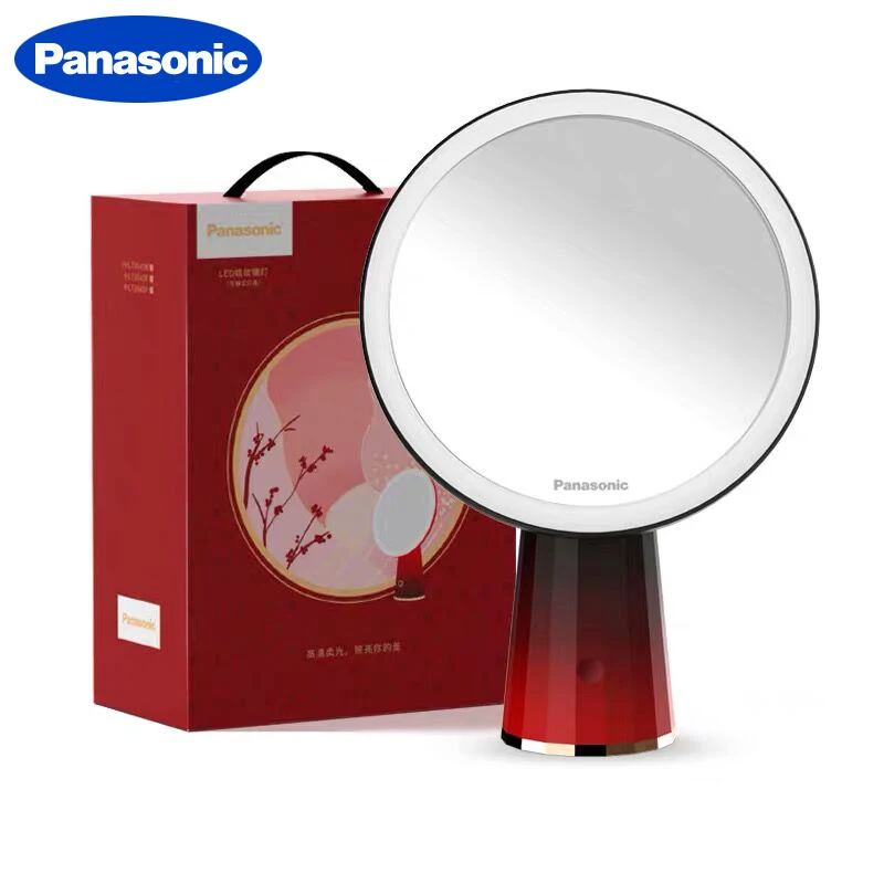 

Panasonic LED Mirror Makeup Mirror with Led Light Vanity Mirrors Rotating Cosmetic Miroir 5X Magnifying Mirrors Light Espejo