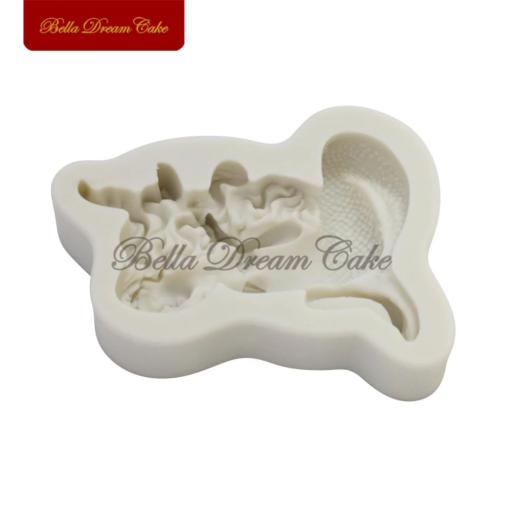 

Mermaid Girl Silicone Mold Fondant Chocolate Sugarcraft Cake Moulds DIY Handmade Clay Molds Cake Decorating Tools Bakeware