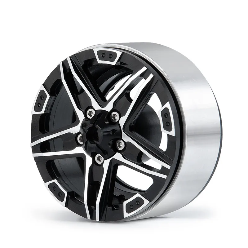 

4Pcs Aluminum Alloy 1.9Inch Wheels Rims for 1/10 RC Crawler Axial SCX10 SCX10 II 90046 AXI03007 Traxxas TRX4 D90