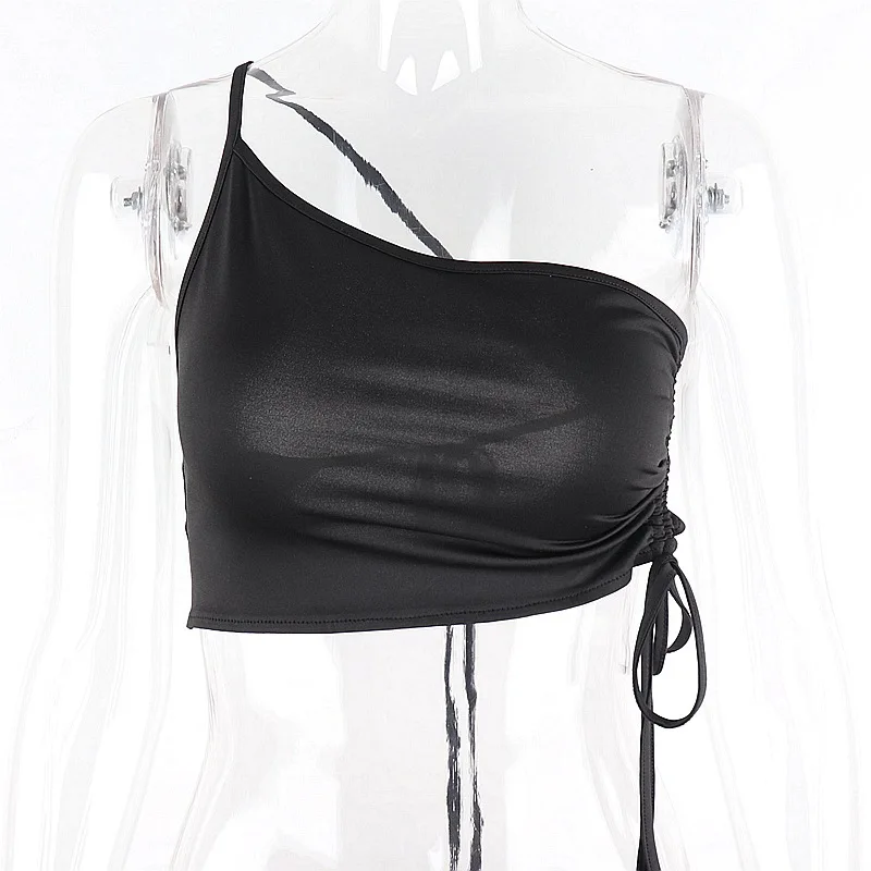 

Cryptographic Straps Sexy Bandage Camis Crop Tops for Women Backless Fashion Outfits Summer Cropped Tops Streetwear