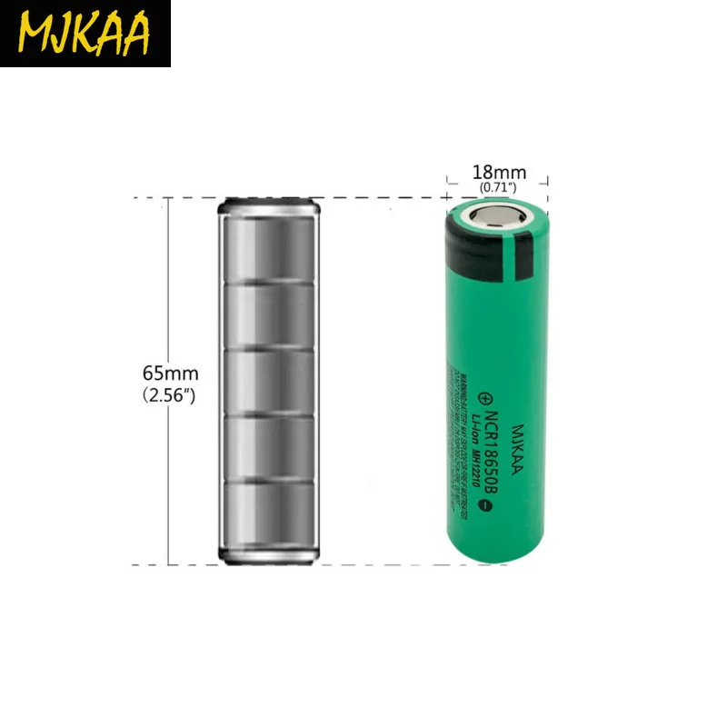 MJKAA 3 7 V NCR 18650B 3400mAh подходит для Panasonic батареи/блока питания/портативное зарядное