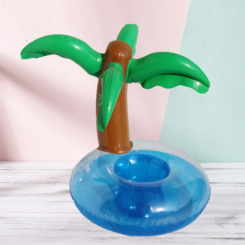 

Inflatable Coconut Drink Holder Floating Cup Holders Coasters for Swimming Pool Party Water Fun