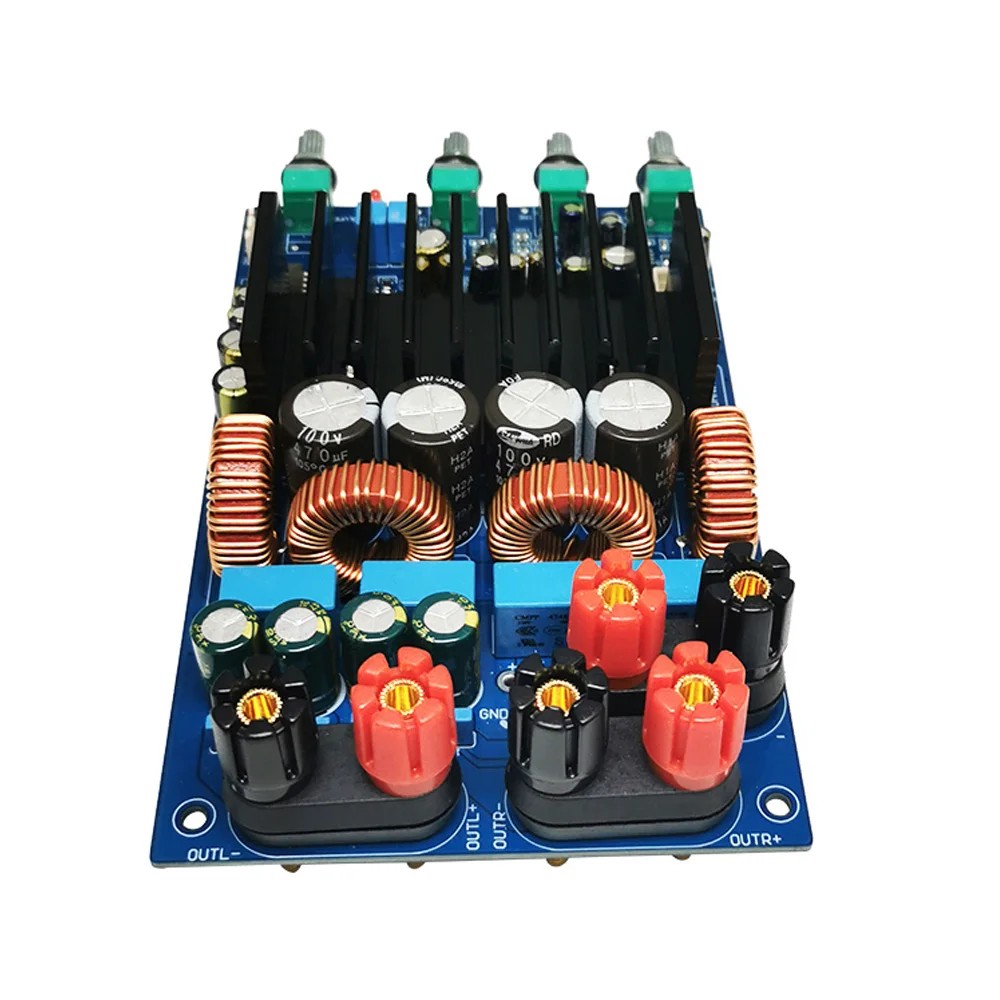 Плата усилителя звука Tenghong 2 1 TAS5630 2X150W + 300W цифровой высокомощный усилитель класса
