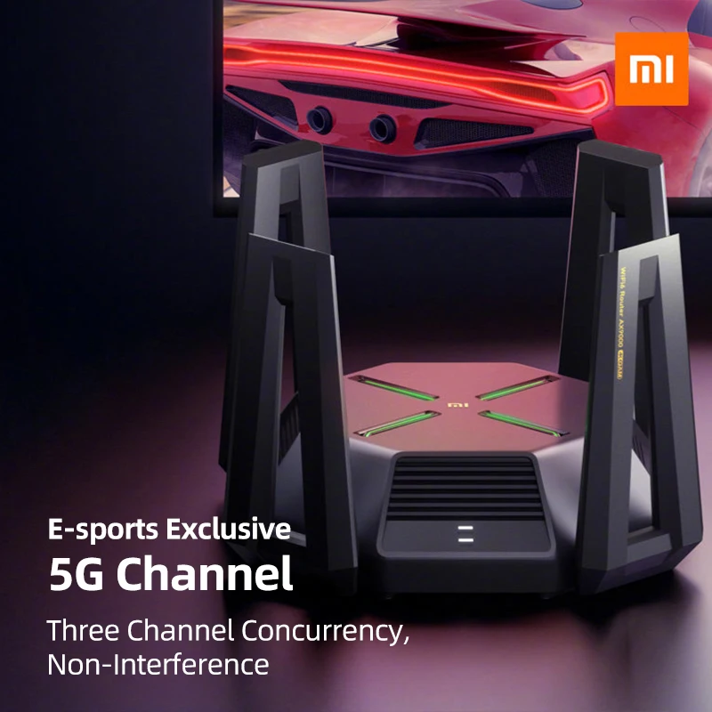 Новинка XIAOMI AX9000 роутер AIoT Tri channel WIFI6 1GB RAM 4K QAM 2 4G & 5 0 GHz 12 Gigabit антенны с высоким