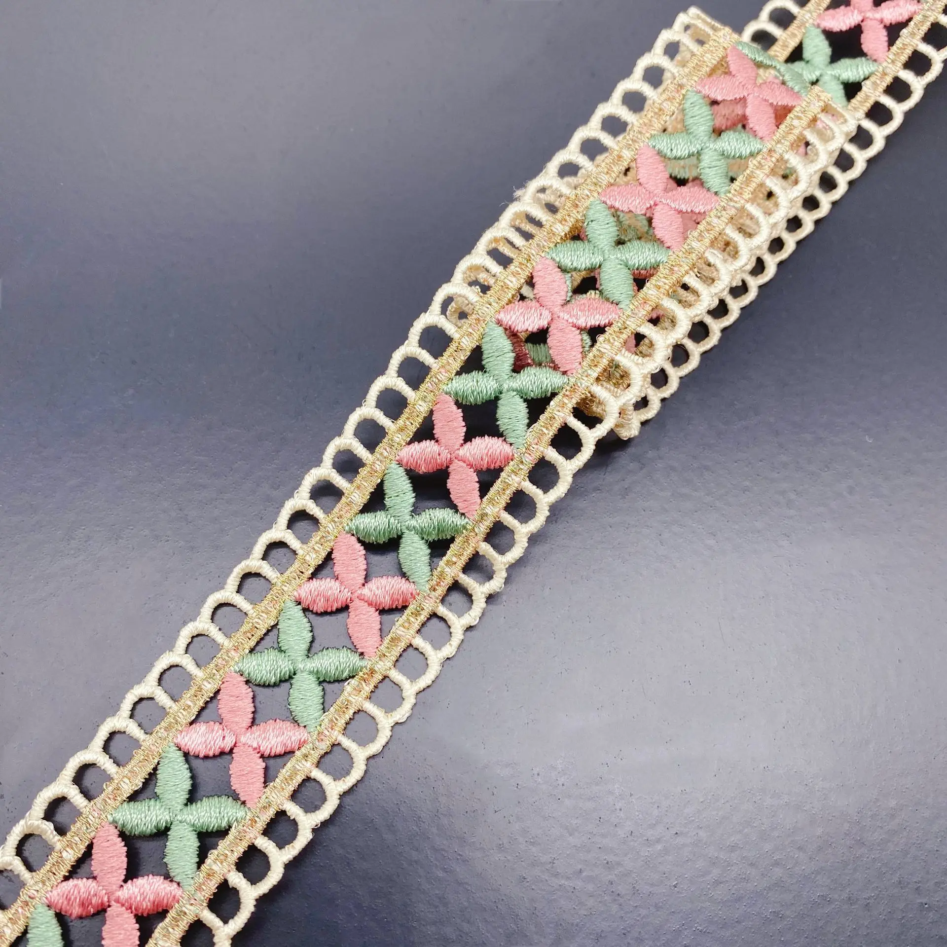 

Аксессуары для одежды, двусторонняя вышивка штрих-кодов, водорастворимое кружево