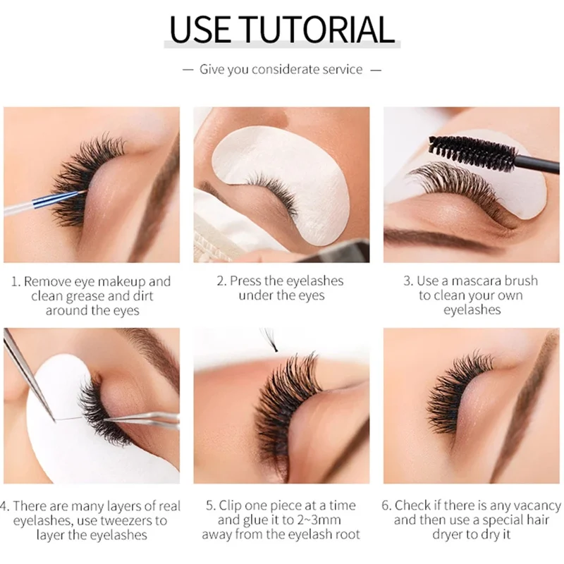 

New Dense False Eyelash 0.07mm Lash Grafting Eyelash Extension Diy Eye Makeup 0.07 C Curly Individual Eyelashes 60 Cluster