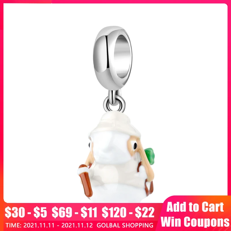 

Маленький кролик, который любит скалолазание, тонкая фотография, для оригинального Европейского браслета, DIY ювелирные изделия